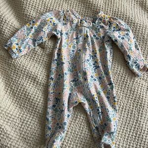 Baby girl footie